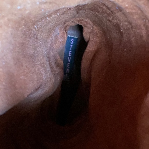 Steven by Steve Madden cognac leather riding boots - Picture 9 of 10